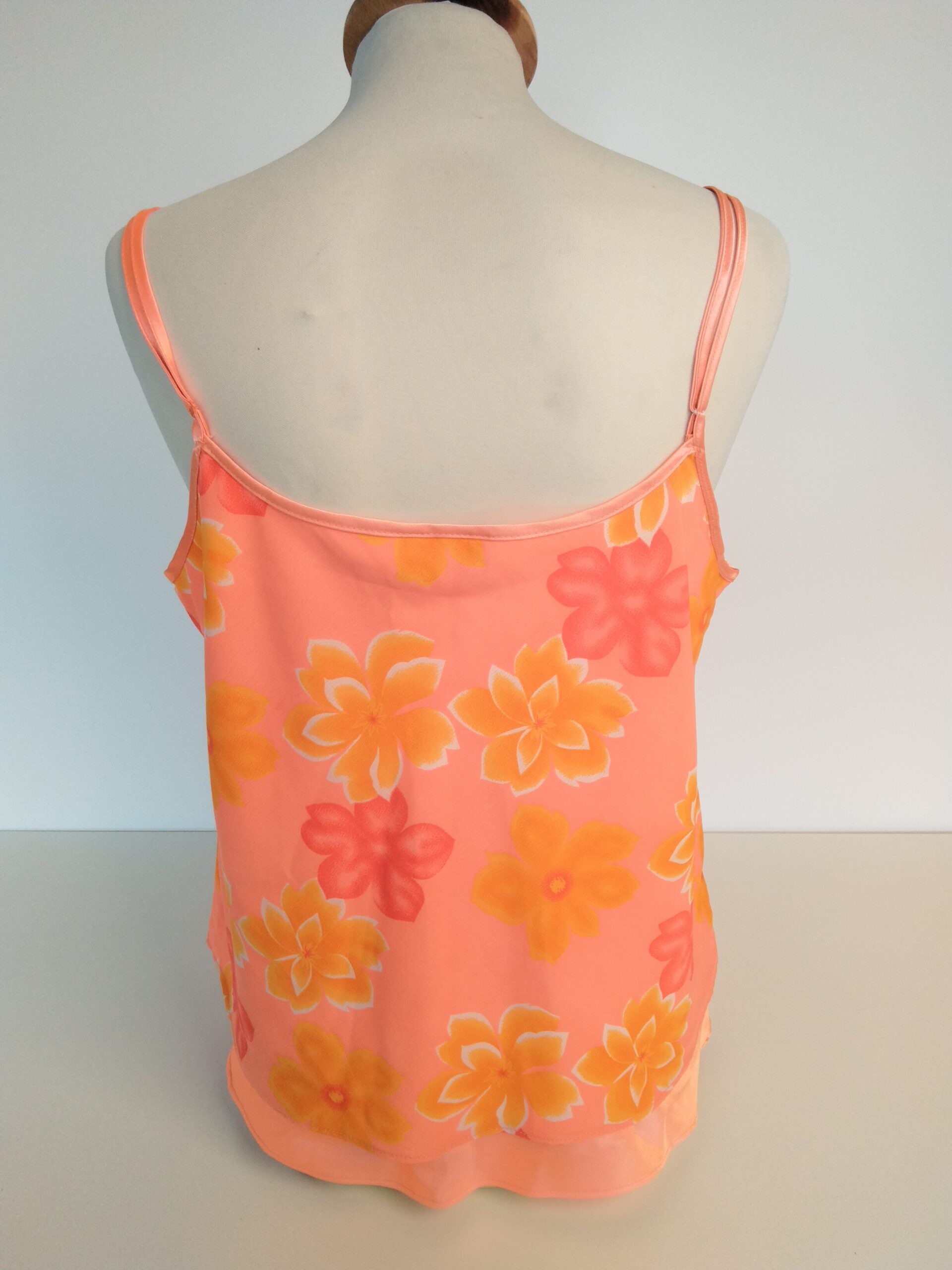 Blouse fines bretelles imprimé fleurs / taille L - Image 3