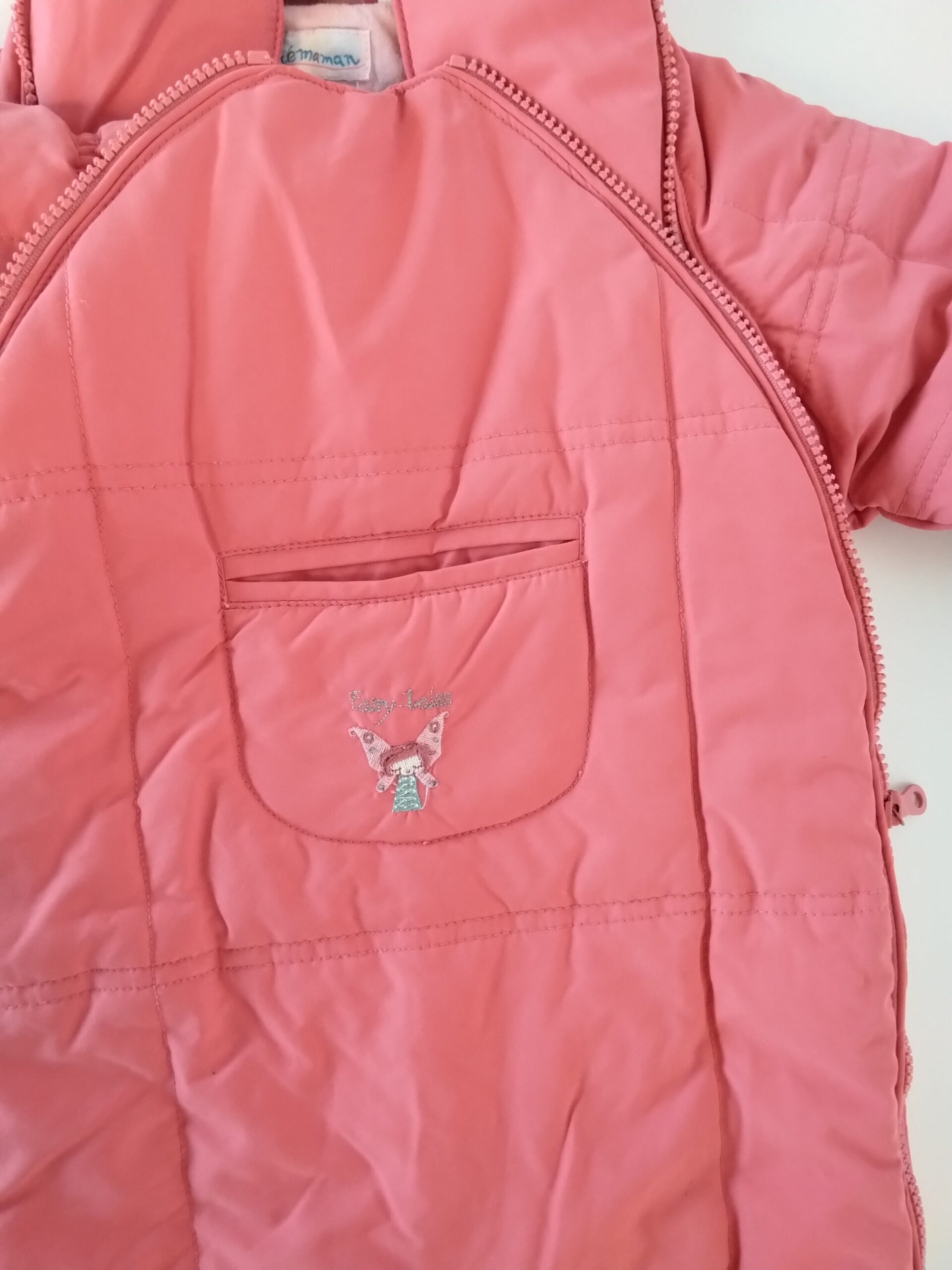 Combinaison matelassée double zip devant / 12 mois - Image 5