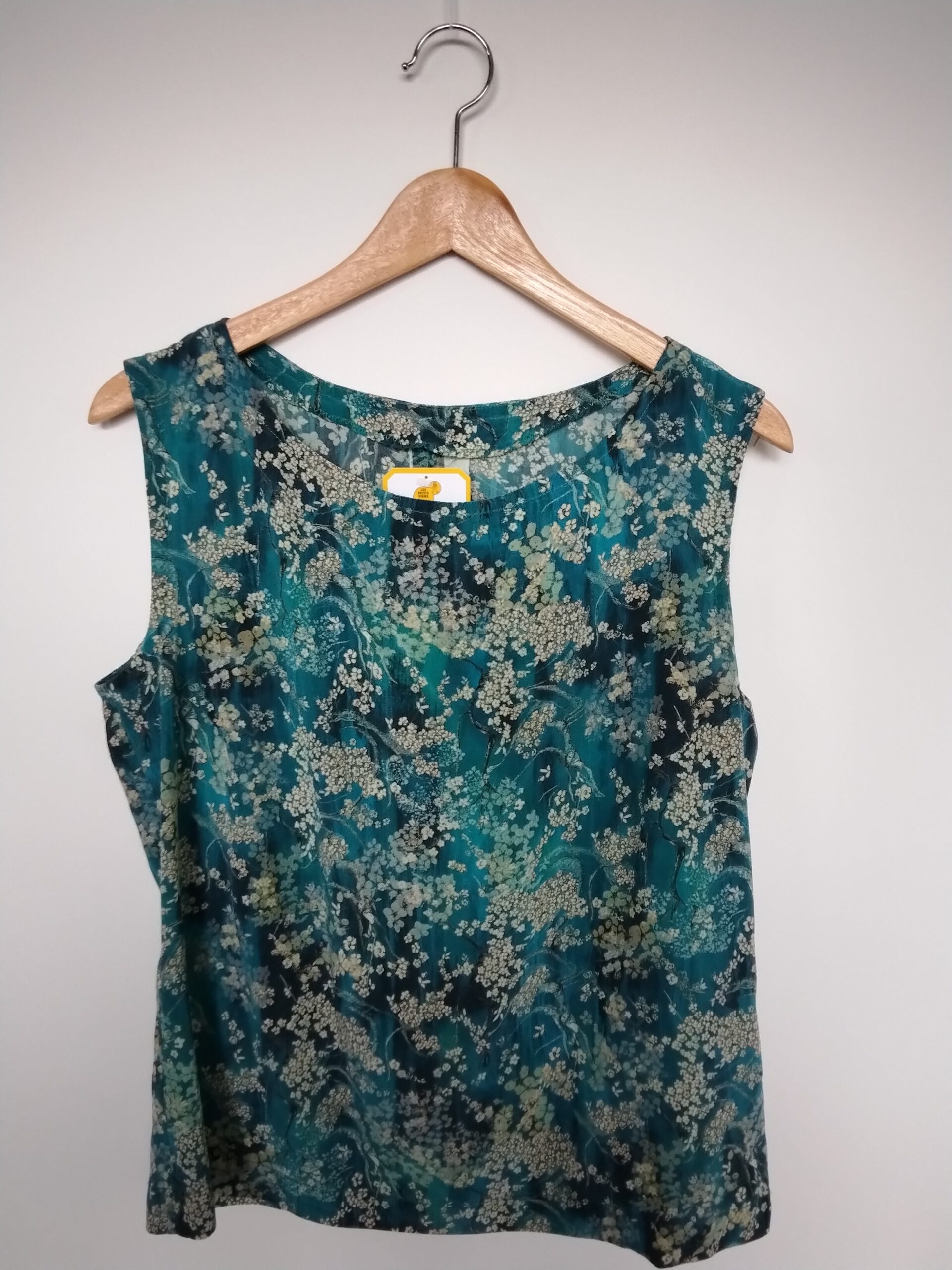 Chemise sans manches imprimé fleurs / taille L